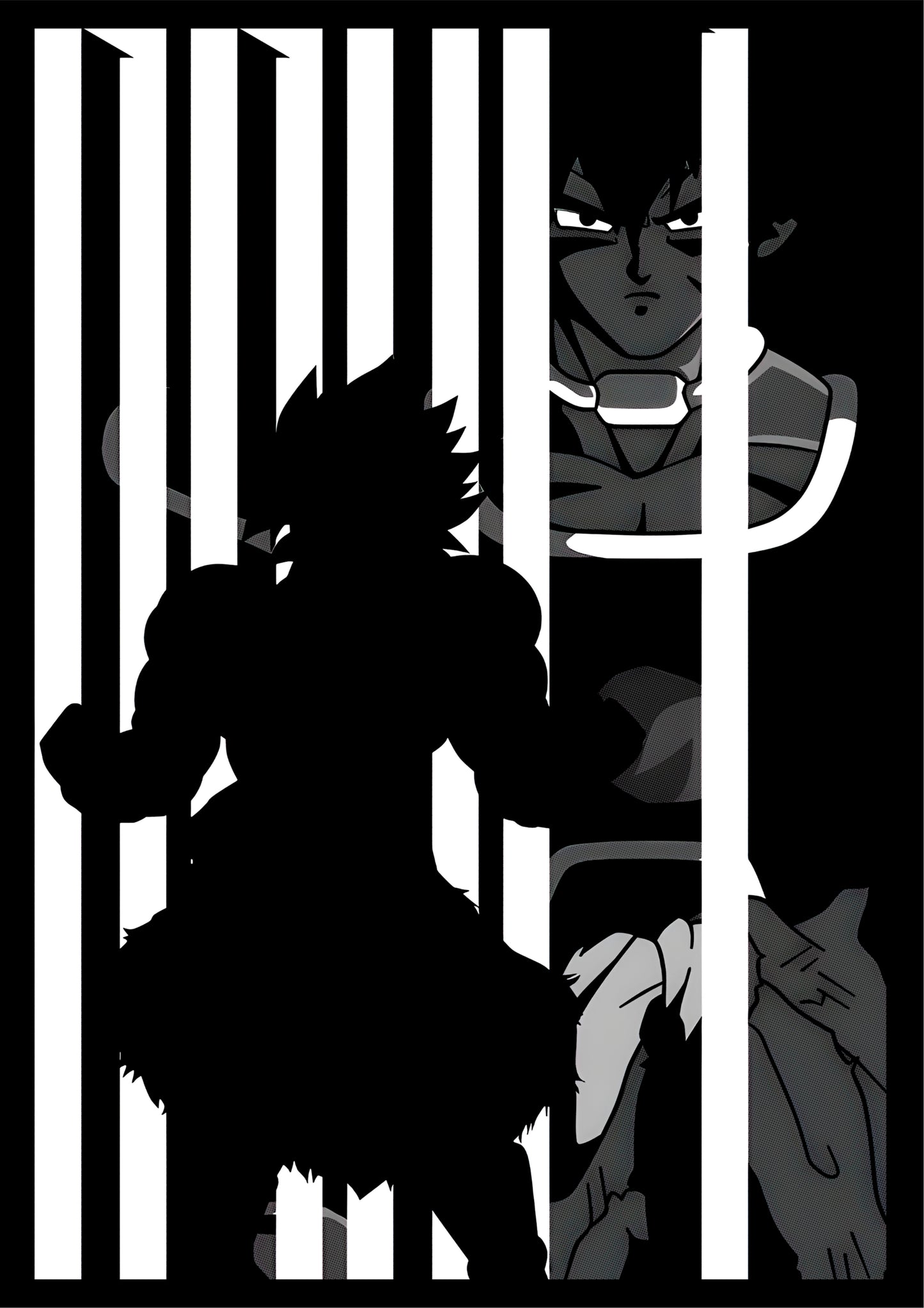 Goku — Ultra Instinct Shadow Dragon Ball Z Poster