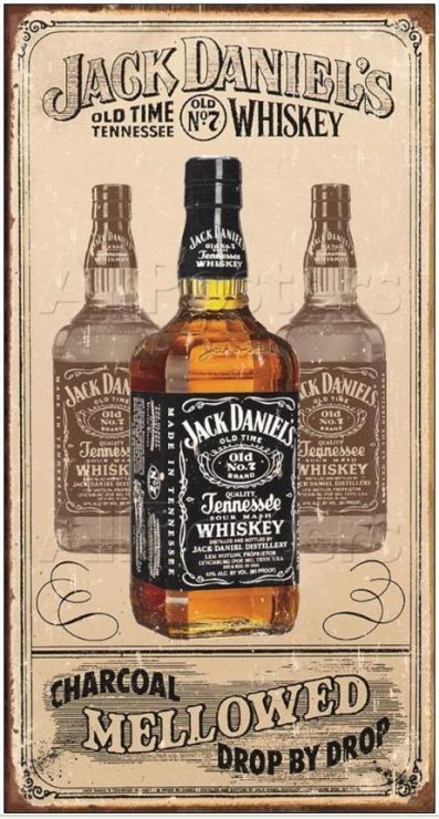 Jack Daniel’s — Old No. 7 Vintage Bar Poster