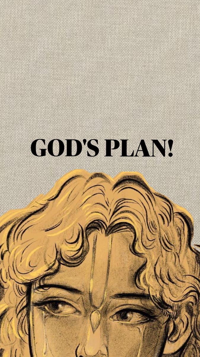 God’s Plan — Shri Krishna Divine Wisdom Poster