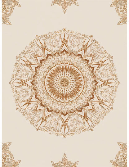 Royal Mandala With Borders Tapestry