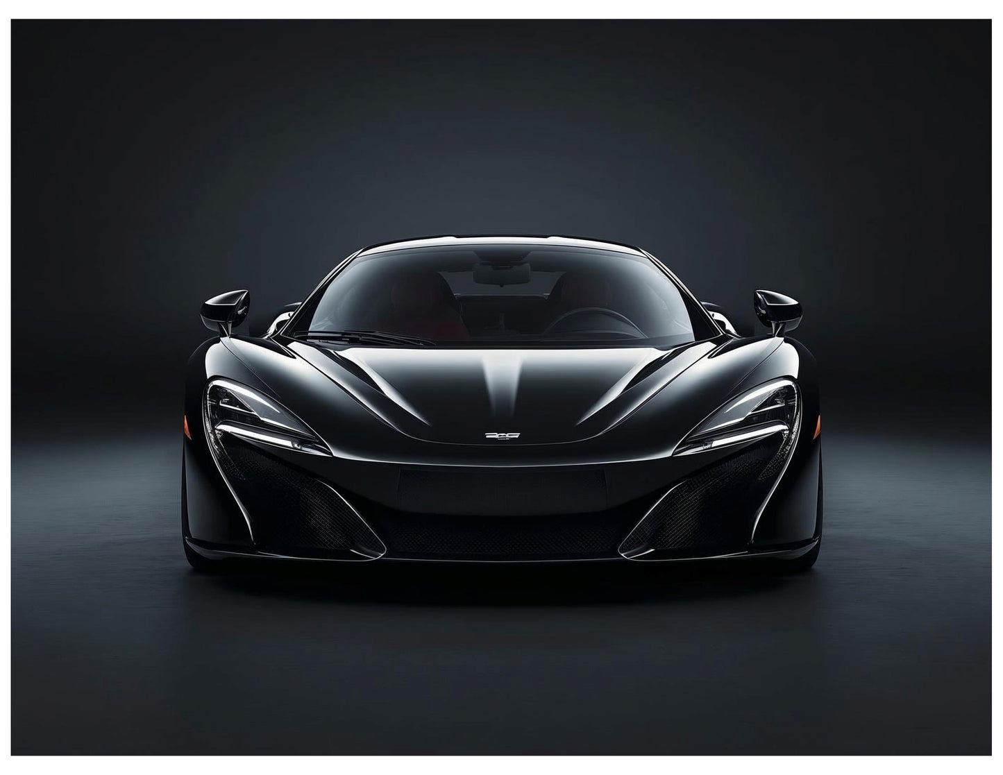 McLaren Black Supercar Tapestry