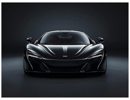 McLaren Black Supercar Tapestry