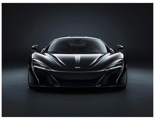 McLaren Black Supercar Tapestry