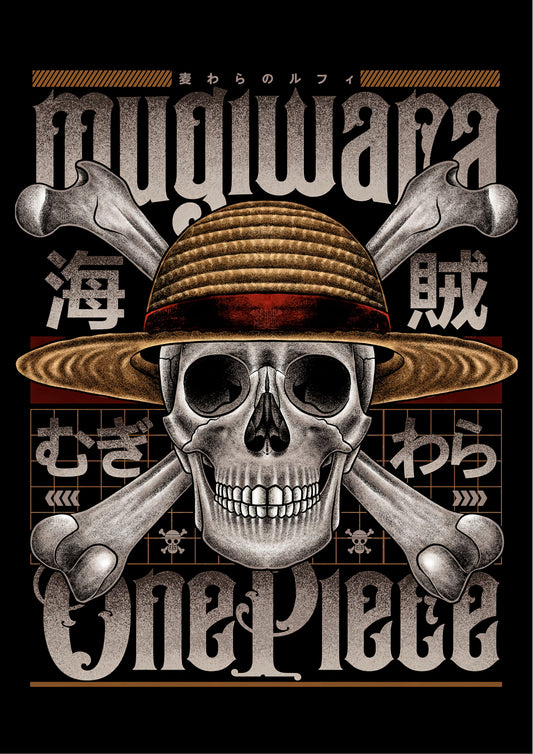 One Piece — Mugiwara Skull Straw Hat Pirates Poster