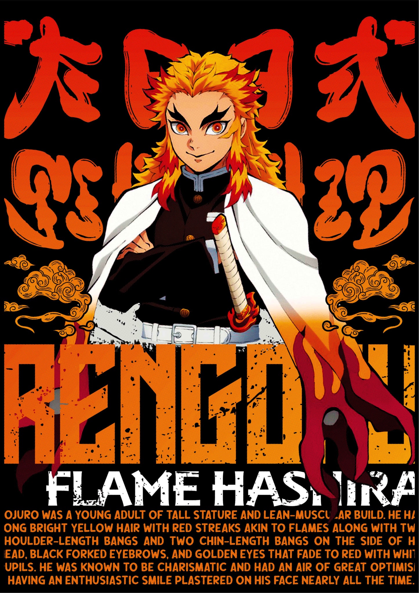 Rengoku — Flame Hashira Demon Slayer Poster