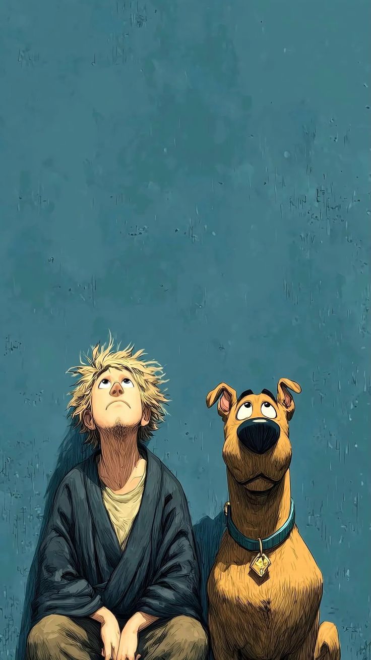 Scooby & Shaggy — Just Us Two Aesthetic Poster