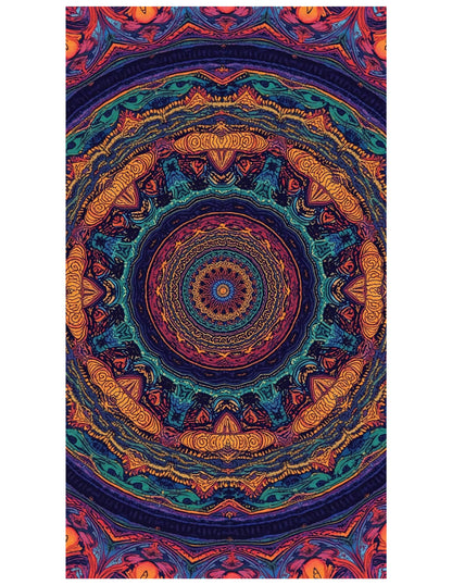 Trippy Mandala Art Tapestry