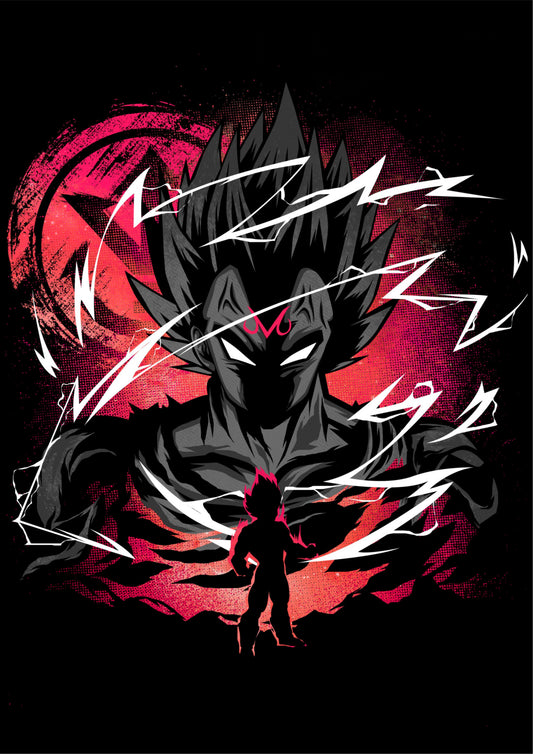 Vegeta — Prince of All Saiyans Dragon Ball Z Poster