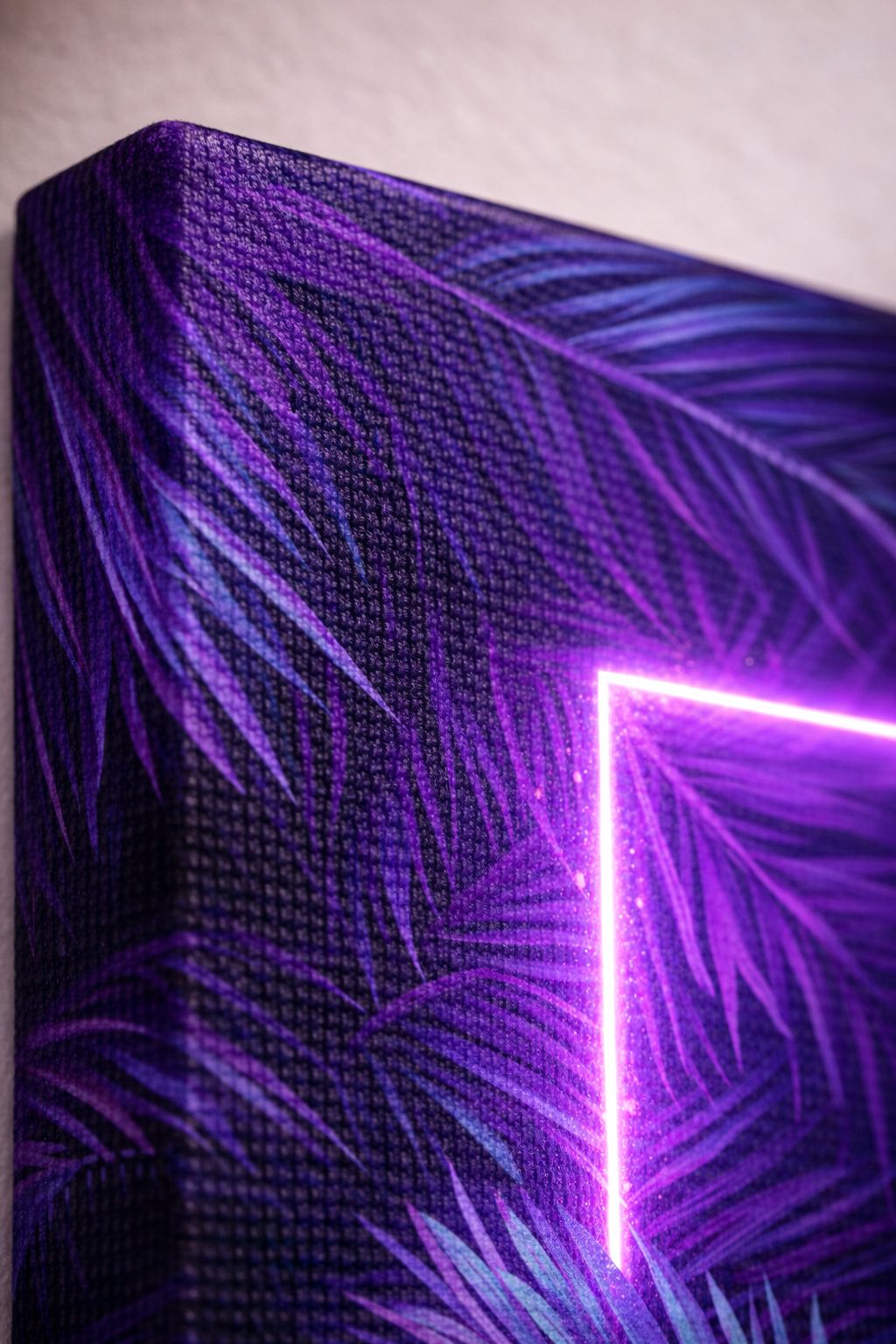 Neon Forest — Modern Aesthetic Canvas Art | 12×18 inch