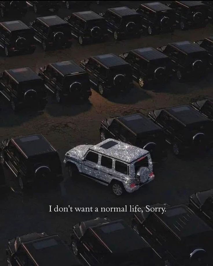 I Don’t Want a Normal Life — Crystal G-Wagon Poster